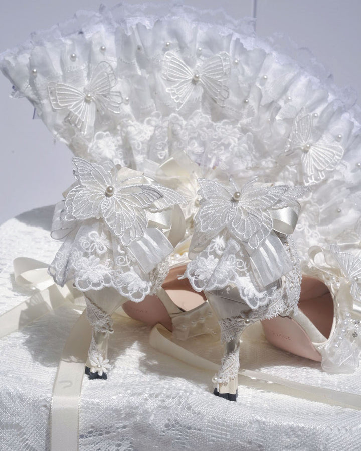 Fairy Butterfly Wedding High Heels