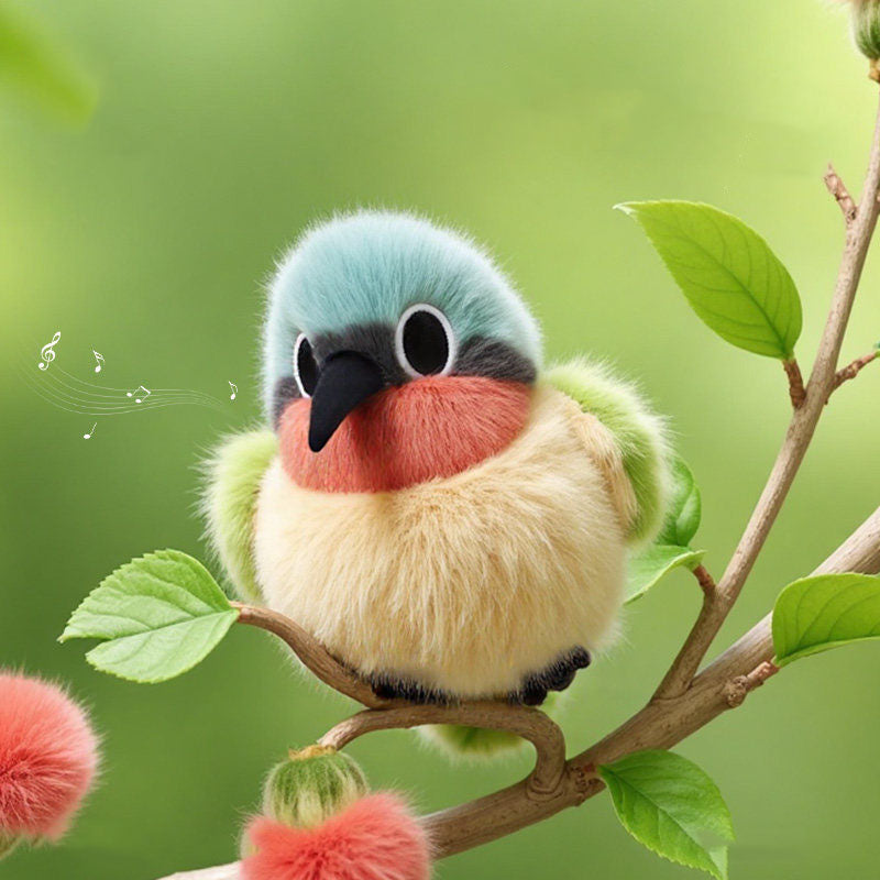 Colorful Sunbird Plush Toy