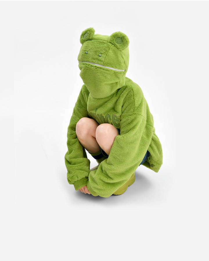 Funny Frog Fleece Sweatshirt