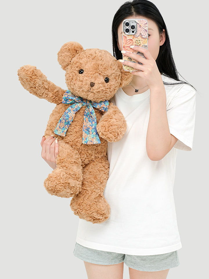 Cute Rose Plush Teddy Bear