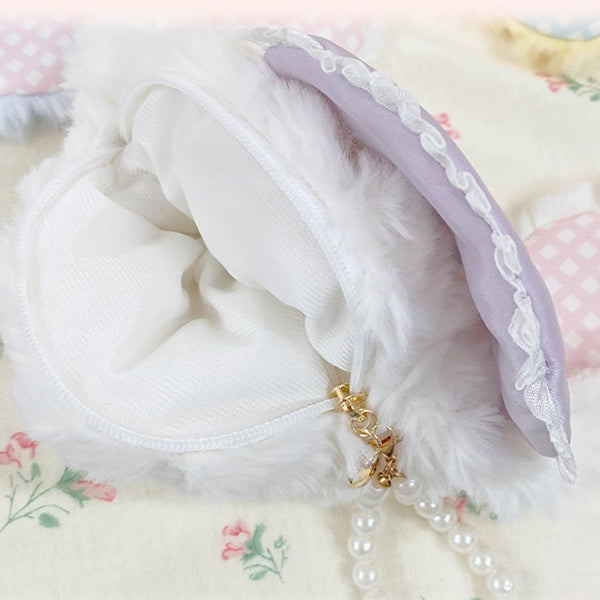 Pastel Plush Coin Purse