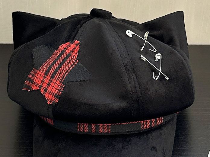 Punk Plaid Cat Ear Cap