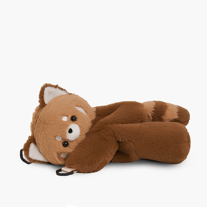 Red Panda Plush Crossbody Bag