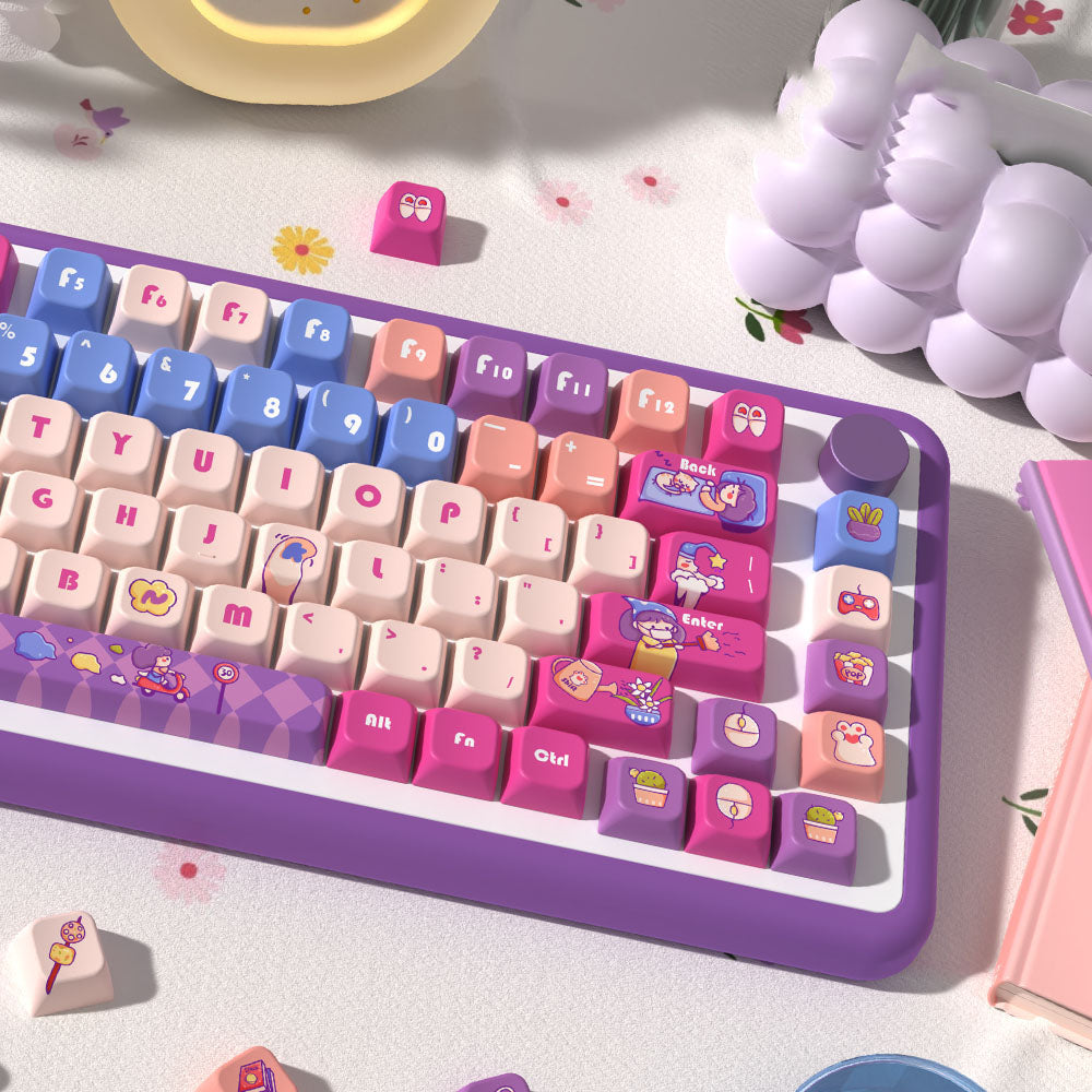 Weekend Time Theme Keycap Set for Mechanical Keyboards