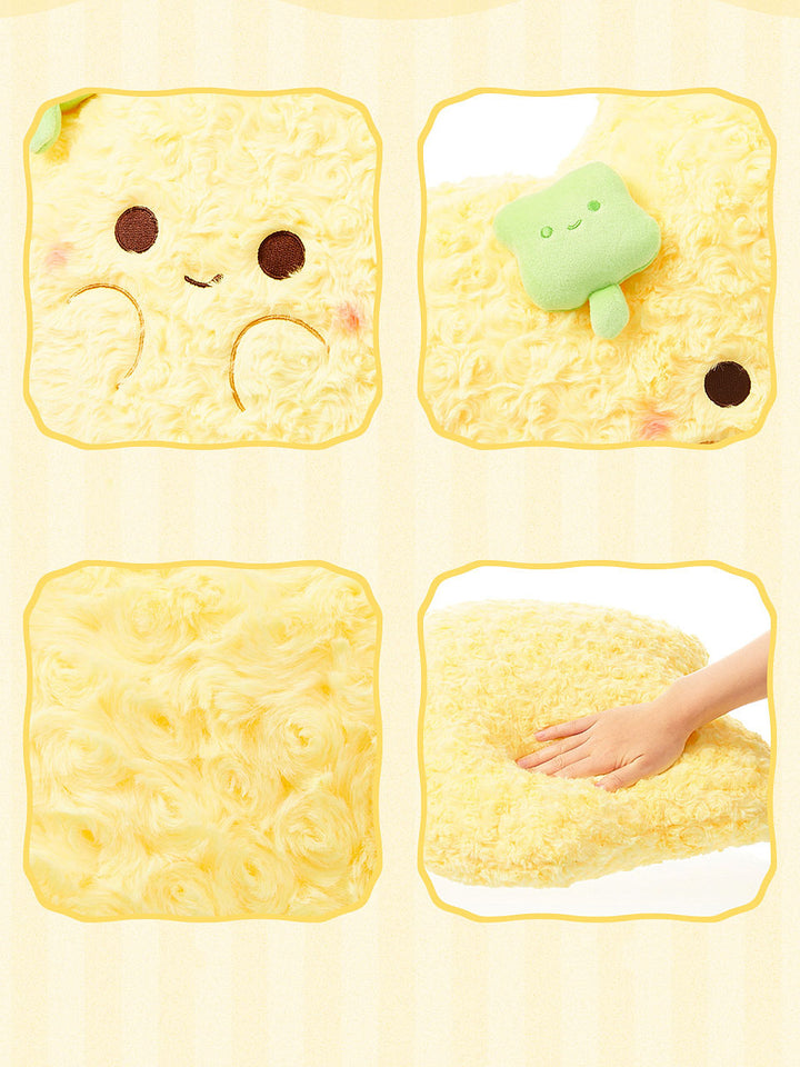 Pastel Curly Star Plush Pillow