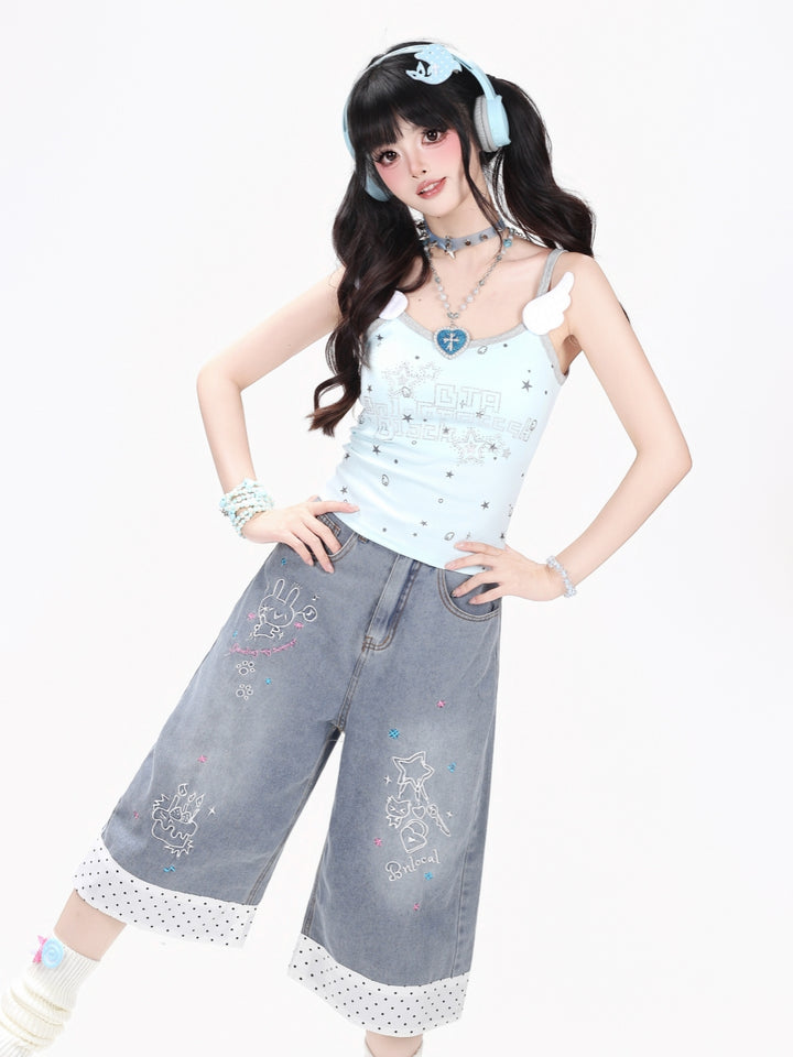 Baby Blue Angel Wing Cami