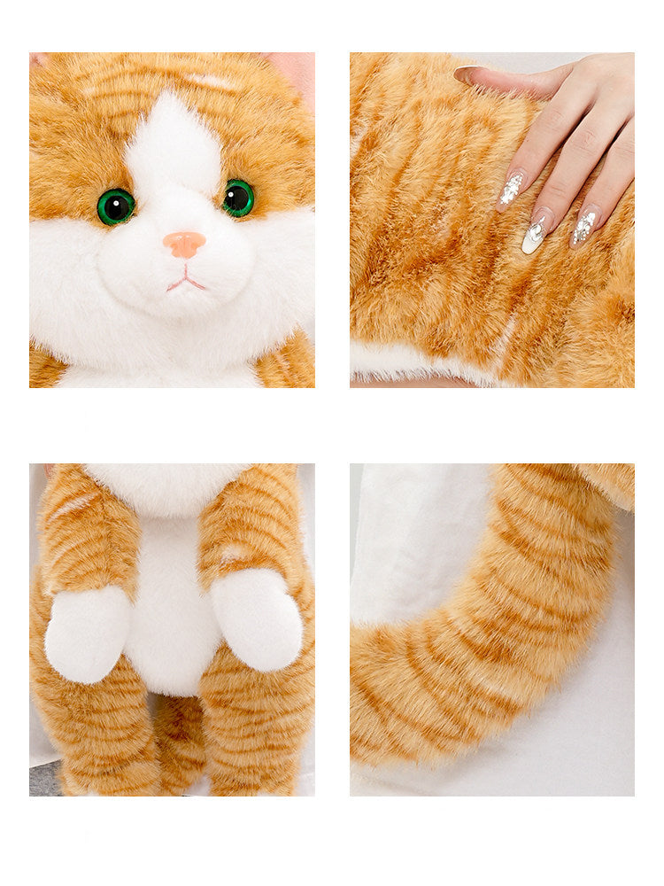 Fluffy Cat Plush Stuffed Animal