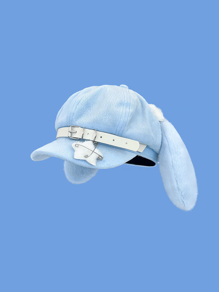 Cute Plush Bunny Ear Cap