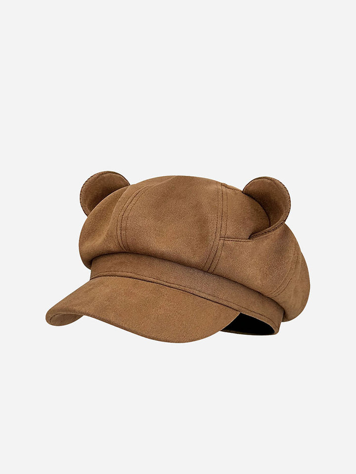 Cute Brown Animal Ear Caps
