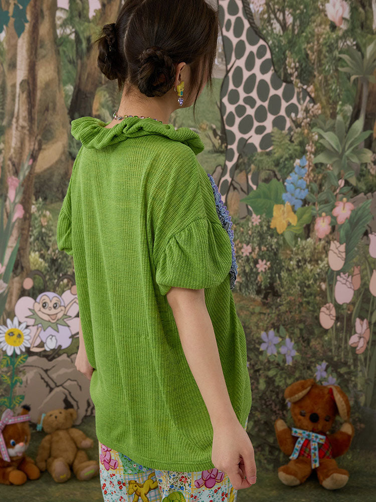 Forest Story Graphic Knit Top