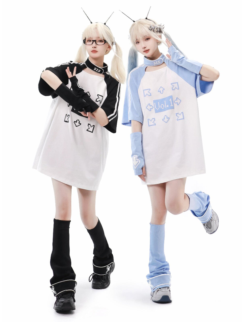 Pixel Arrow T Shirt Shorts