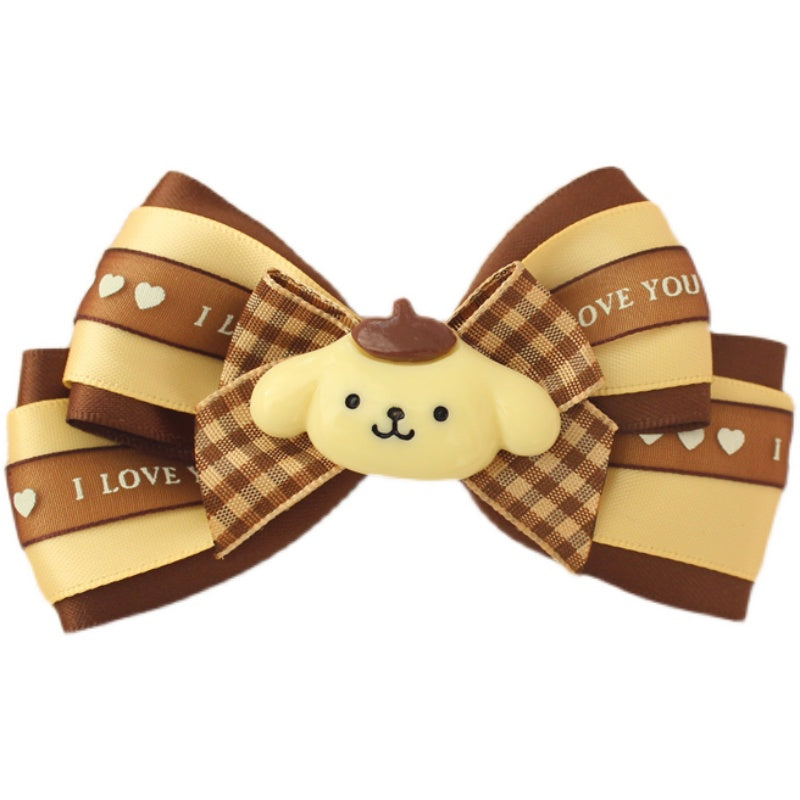 Cartoon Pudding Dog Hair Accessory