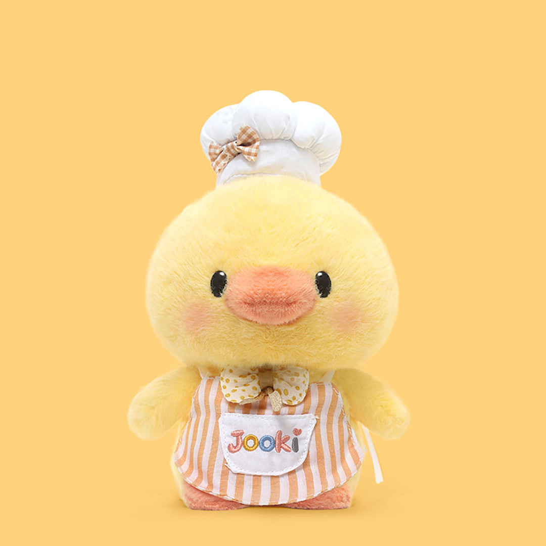 Yellow Chef Duck Plush Toy