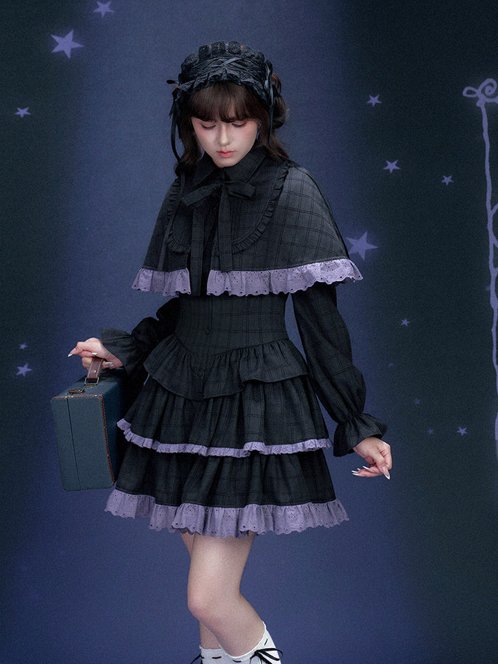 Lolita Black Magic Tiered Cake Dress
