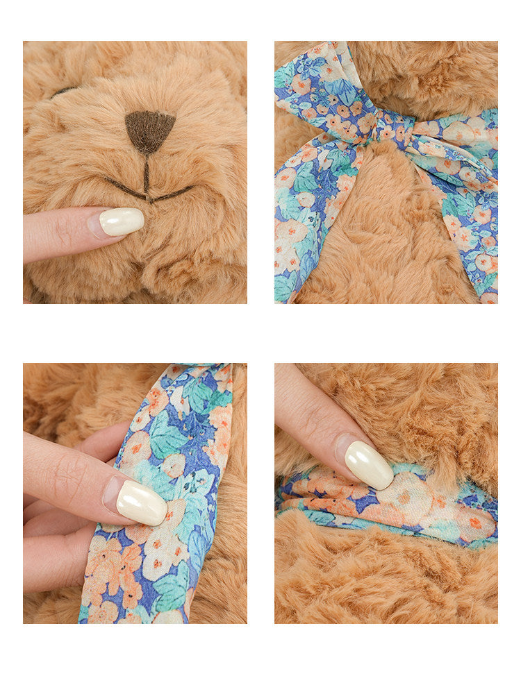 Cute Rose Plush Teddy Bear