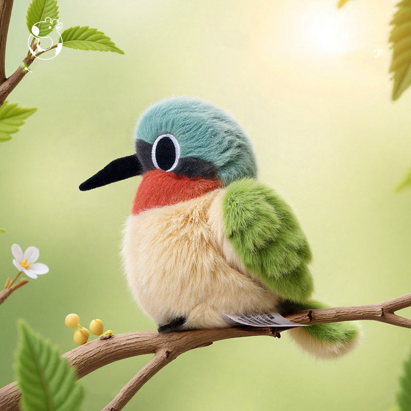 Colorful Sunbird Plush Toy