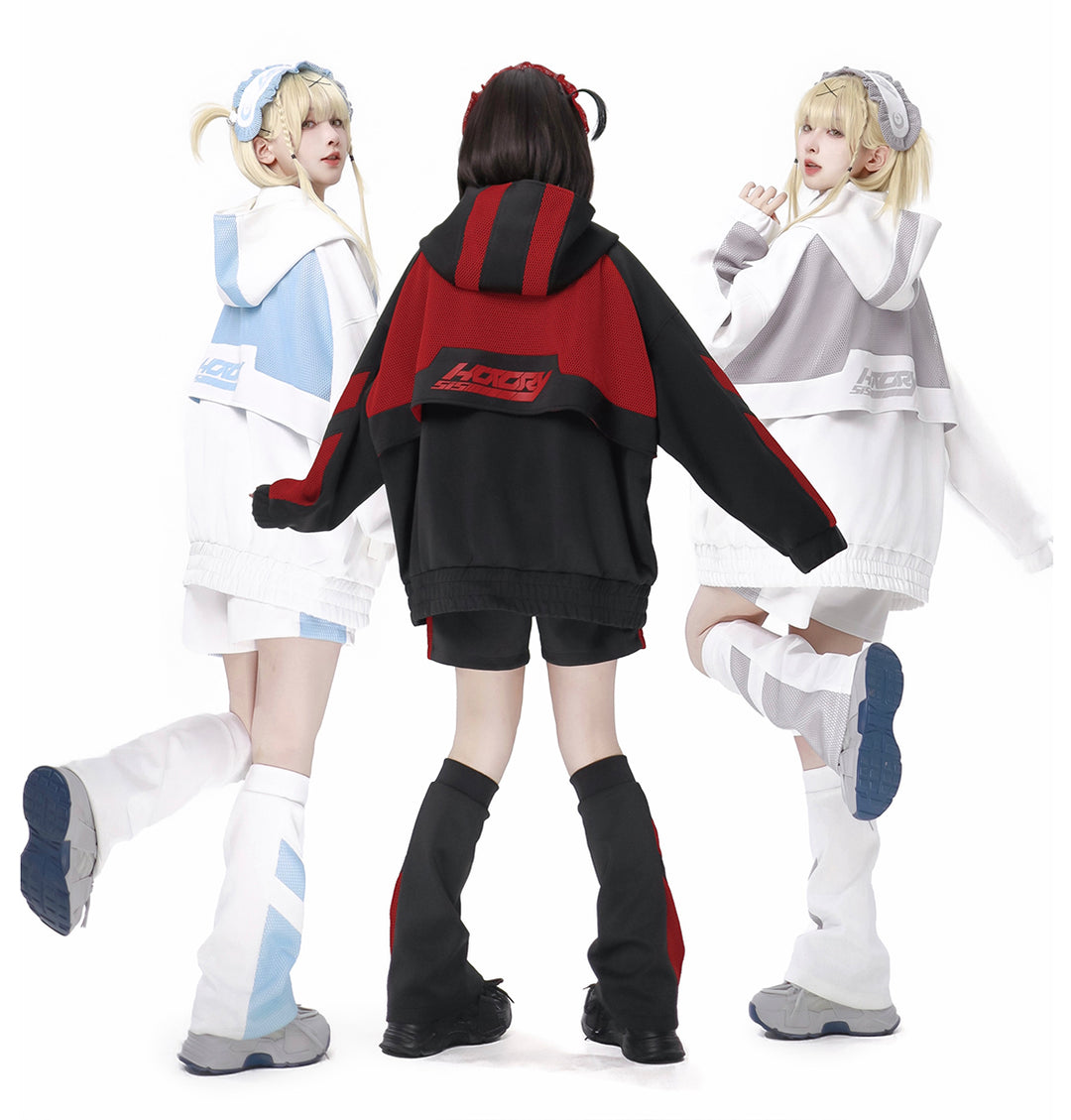 Virtual Era Mine Sport Jacket Shorts Leg Warmers Headband