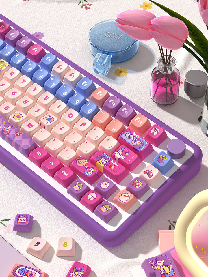 Weekend Time Theme Keycap Set for Mechanical Keyboards