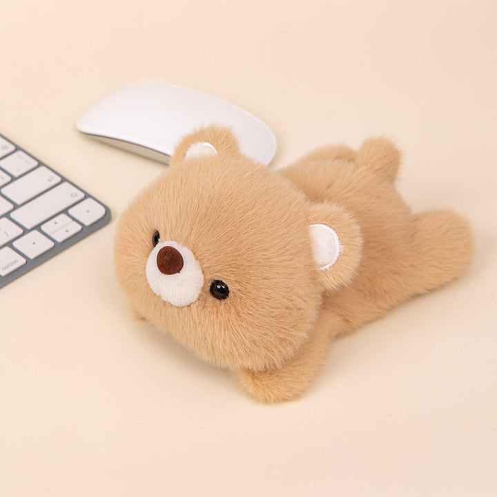 Cute Animal Plush Hand Puppet Desk Wrist Rest Doll