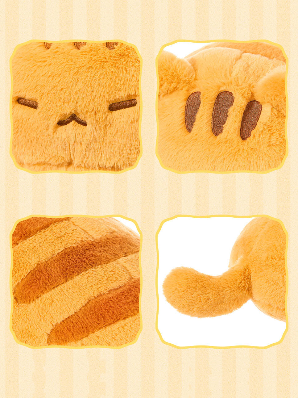 Sleepy Cat Plush Pillow