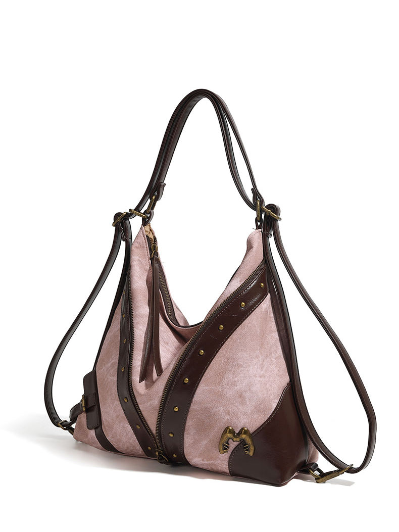 Large-Capacity Studded Y2K Backpack