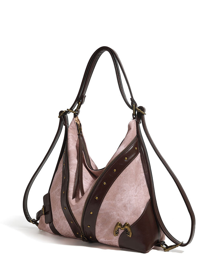 Large-Capacity Studded Y2K Backpack