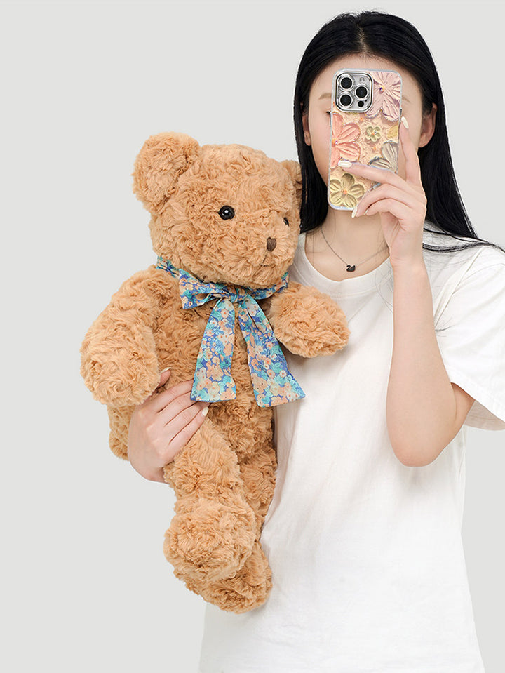 Cute Rose Plush Teddy Bear