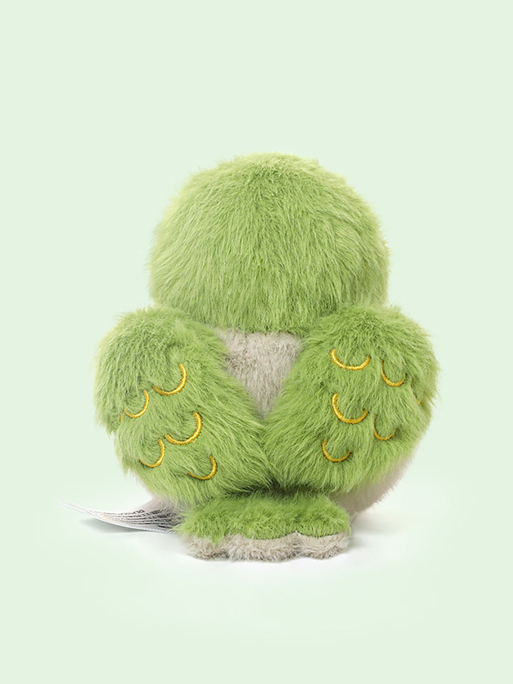 Green White Eye Bird Plush Toy