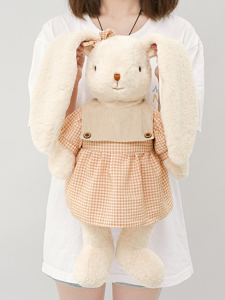Cute Pastoral Long-Eared Stuffed Bunny Plush