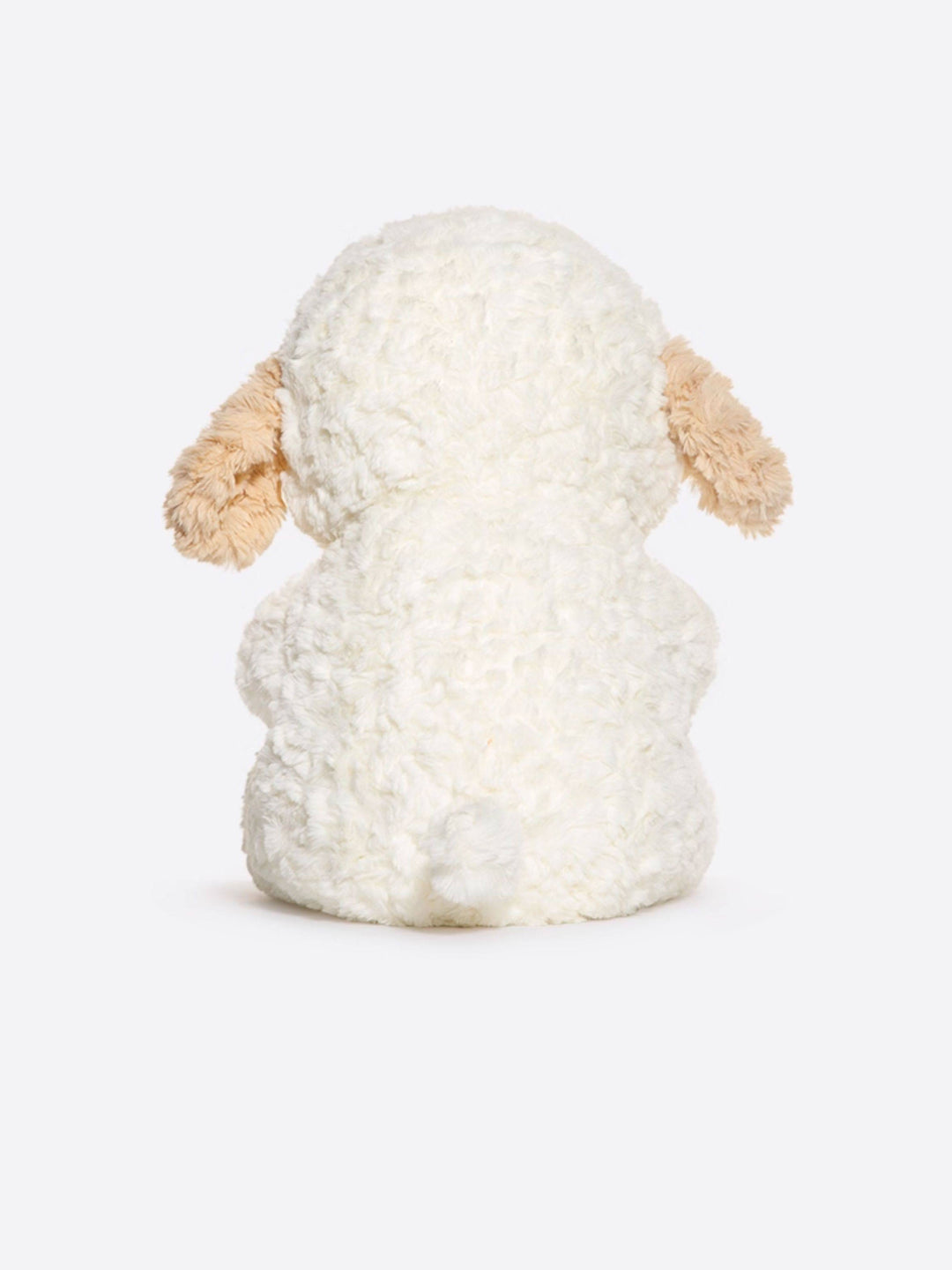 Cream Puppy Heart Paw Plush Toy
