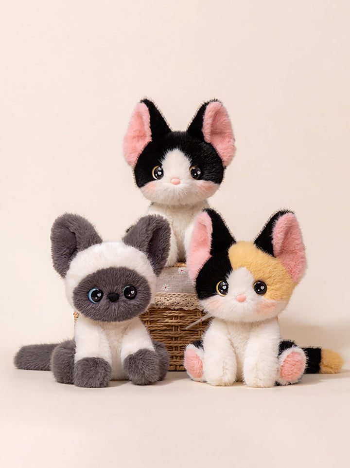 Cute Cat Plush Companion Doll Decorative Toy