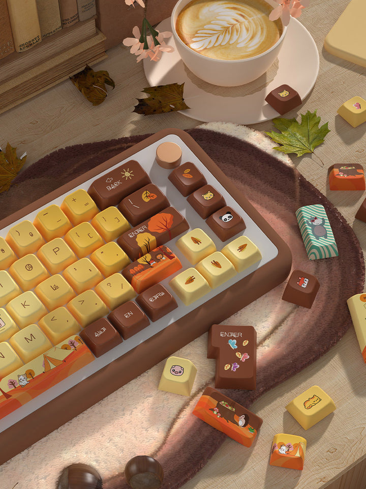Autumn Theme Keycaps Set for Mechanical Keyboards