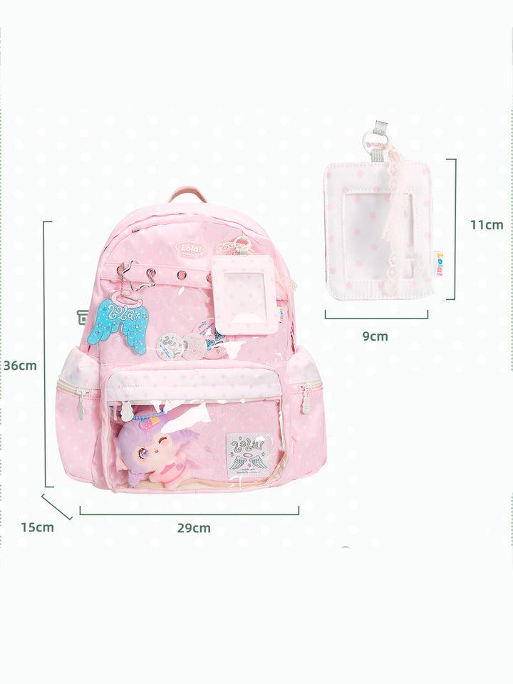 Star Clear Pocket Display Backpack