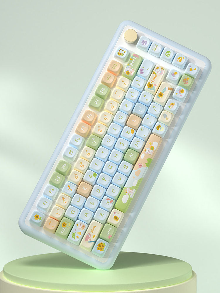Sunflower Theme Keycaps for Mechanical Keyboards