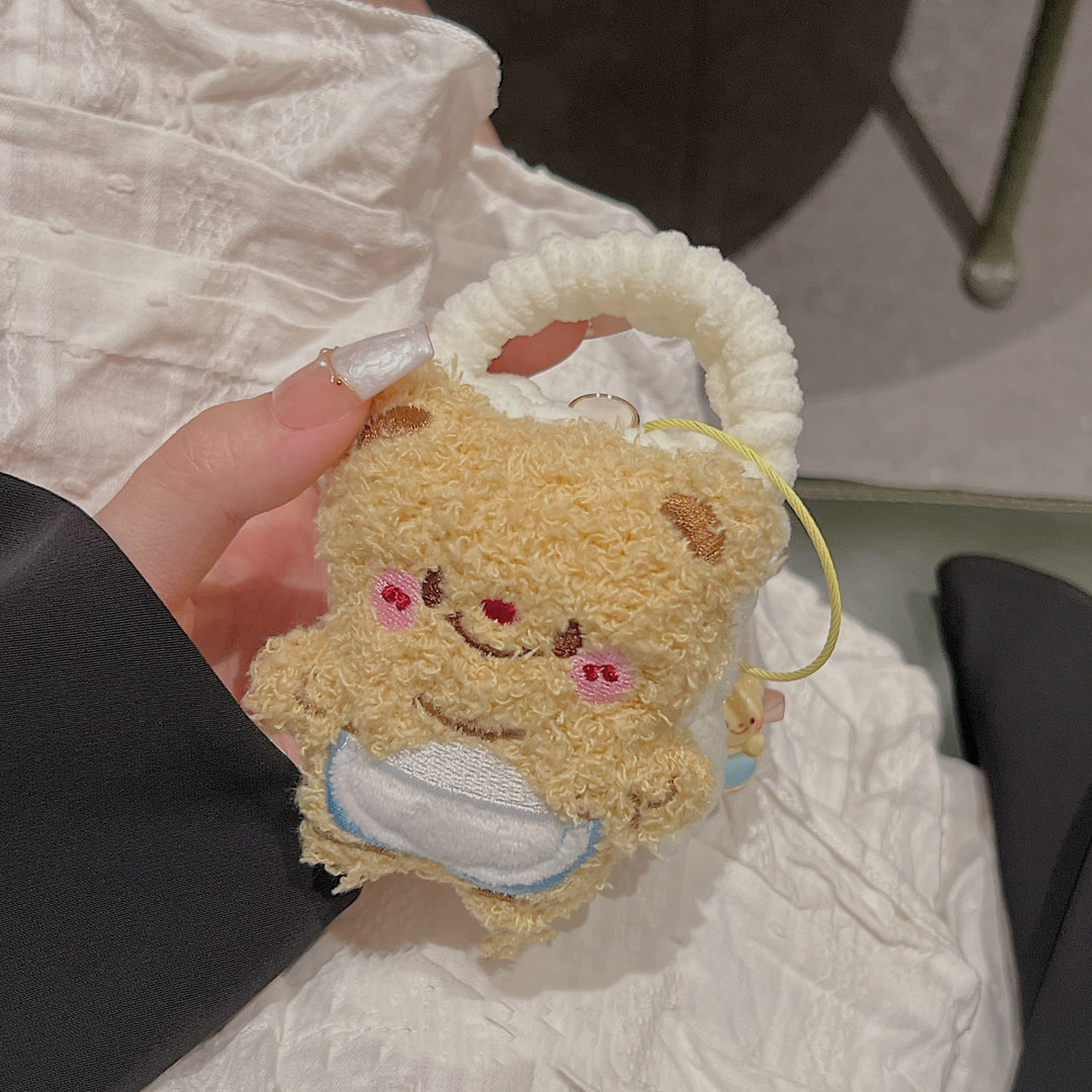 Bear Plush AirPods Case