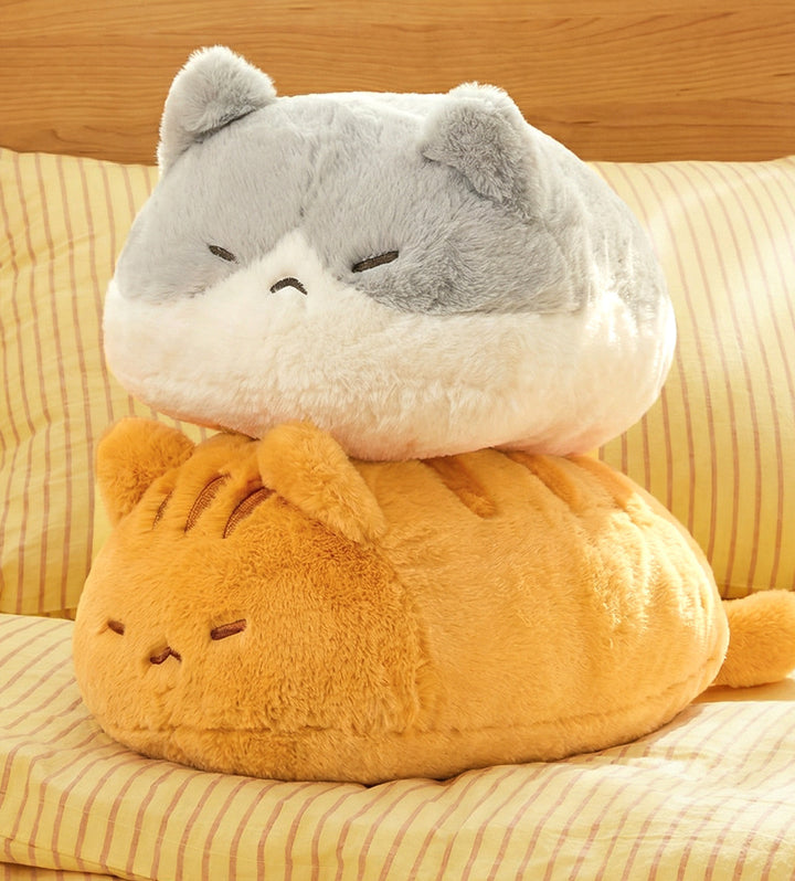 Sleepy Cat Plush Pillow