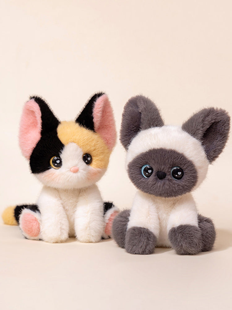 Cute Cat Plush Companion Doll Decorative Toy
