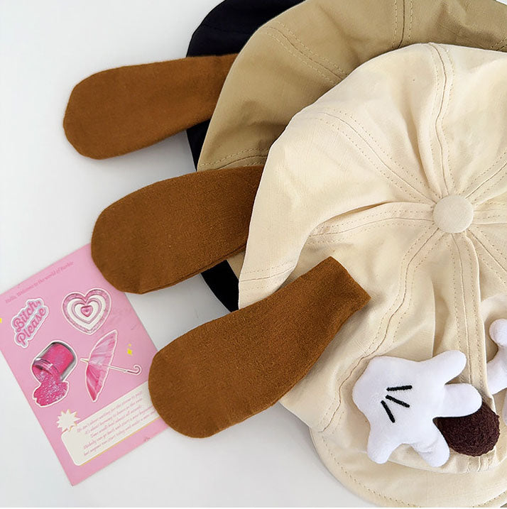 Cute Puppy Ears Cartoon Cap