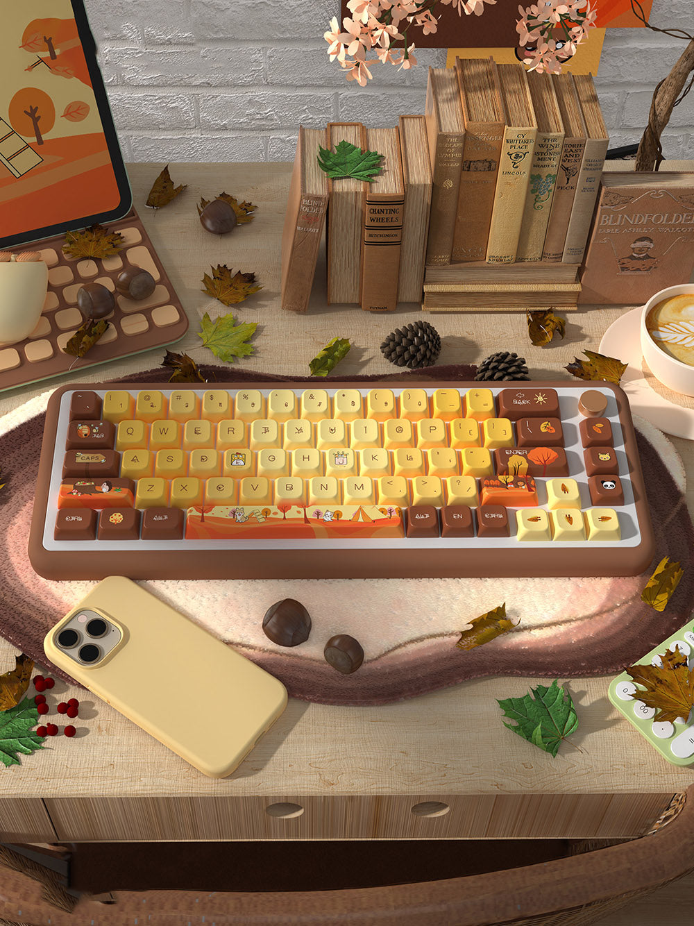 Autumn Theme Keycaps Set for Mechanical Keyboards