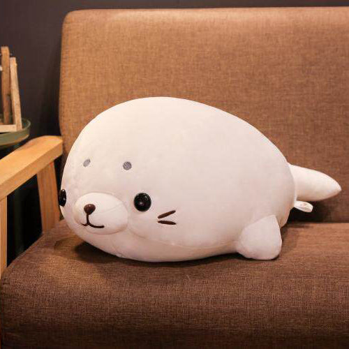 Adorable White Seal Jumbo Plush Toy