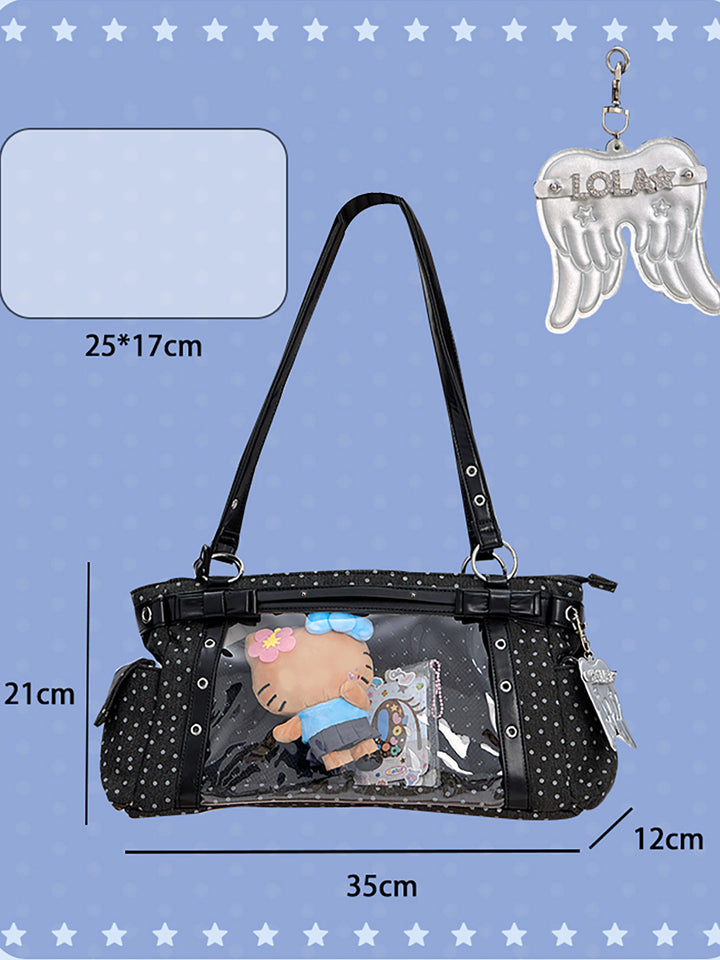 Y2K Angel Wing Ita Boston Shoulder Bag