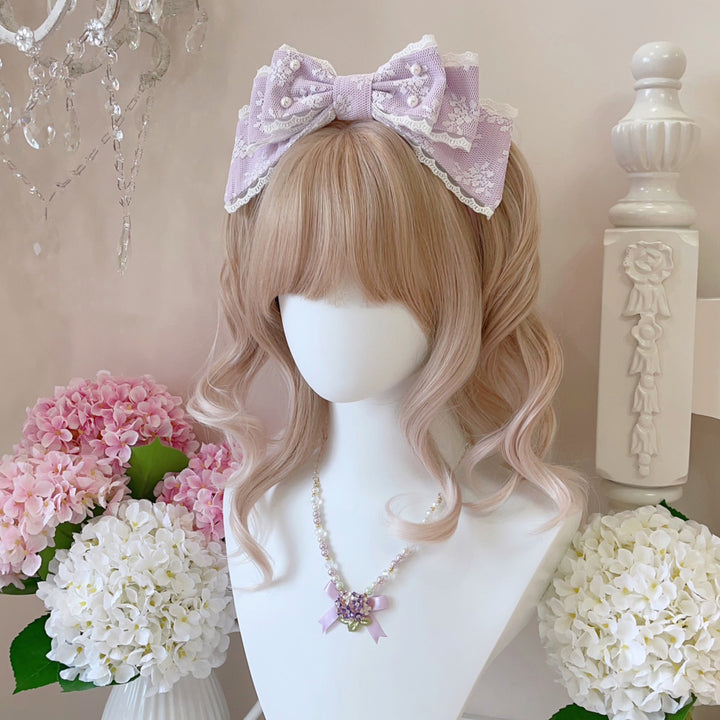 Hydrangea Pearl Necklace