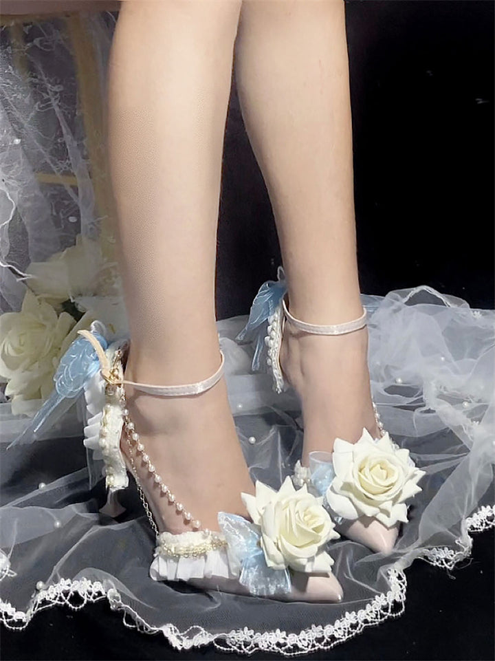 Rose Lolita High Heels