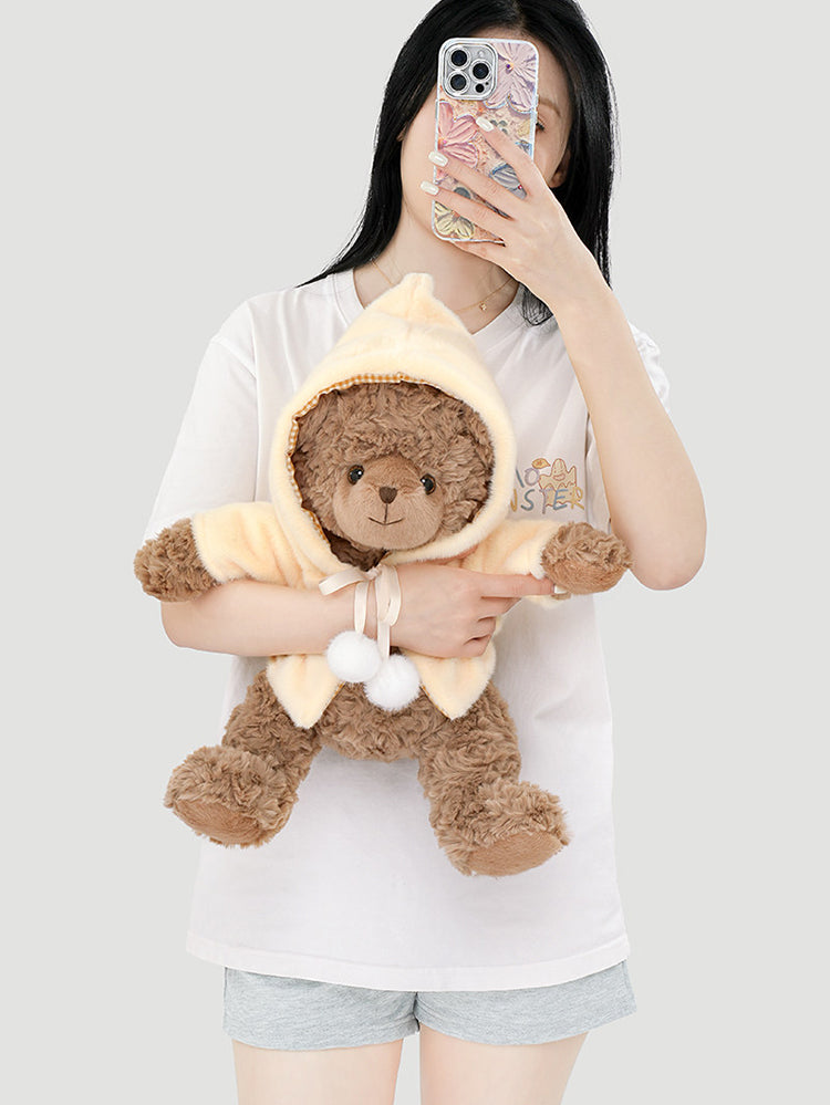 Cute Hooded Cloak Teddy Bear Plush