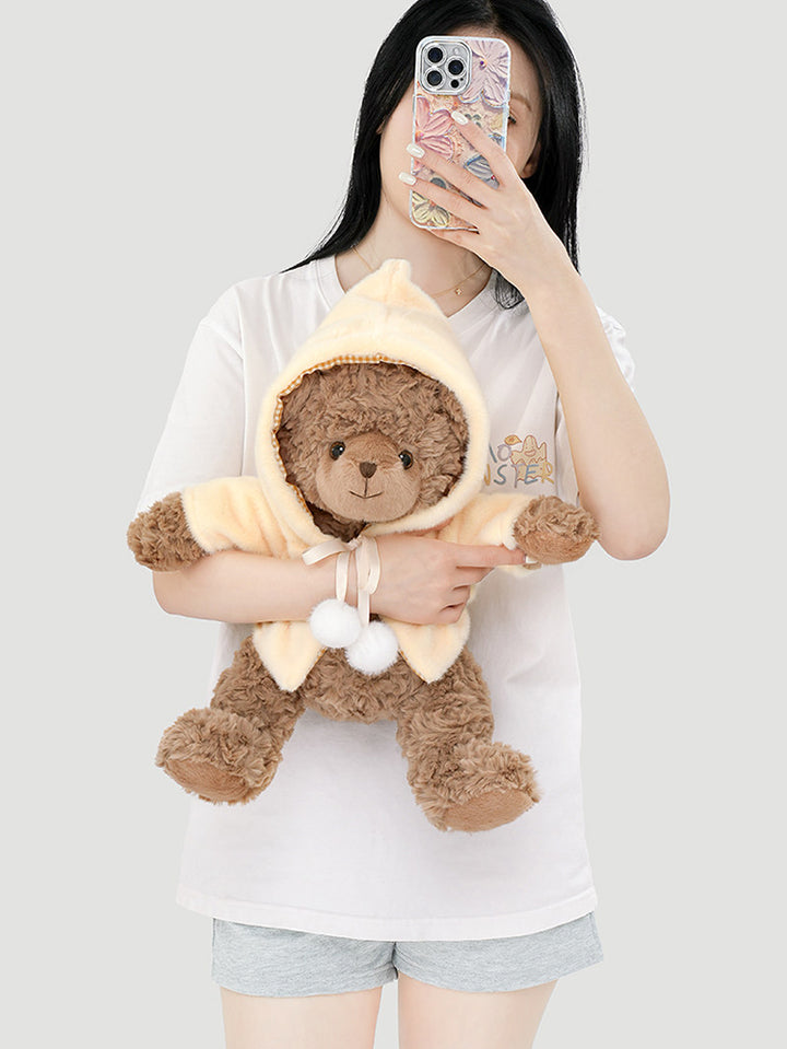 Cute Hooded Cloak Teddy Bear Plush