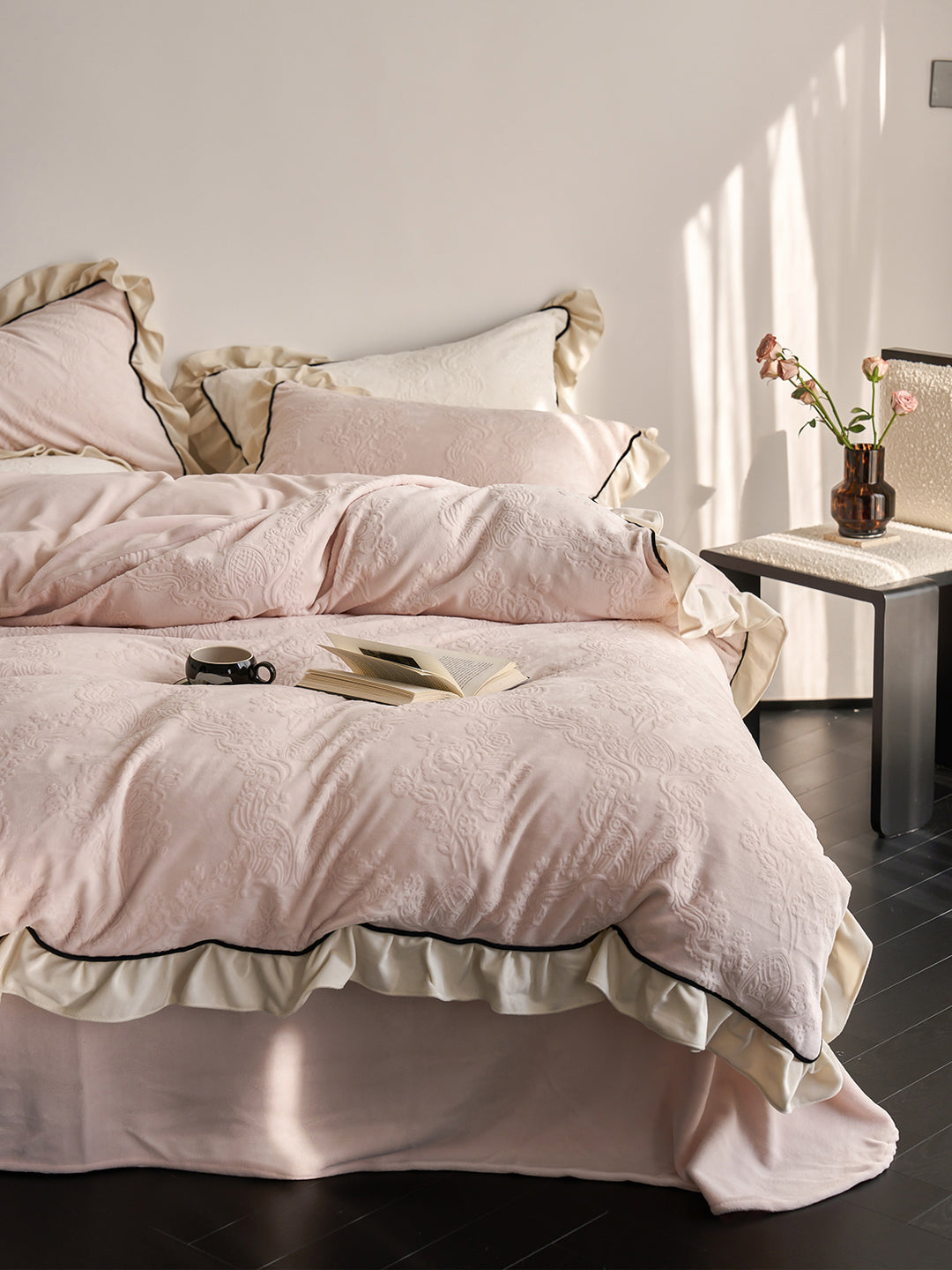 Cozy European Textured Thick Bedding Set