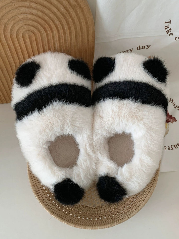 Lovely Panda Plush Slippers