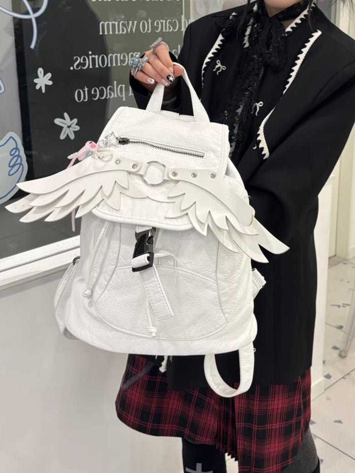 Goth Wing Drawstring Backpack