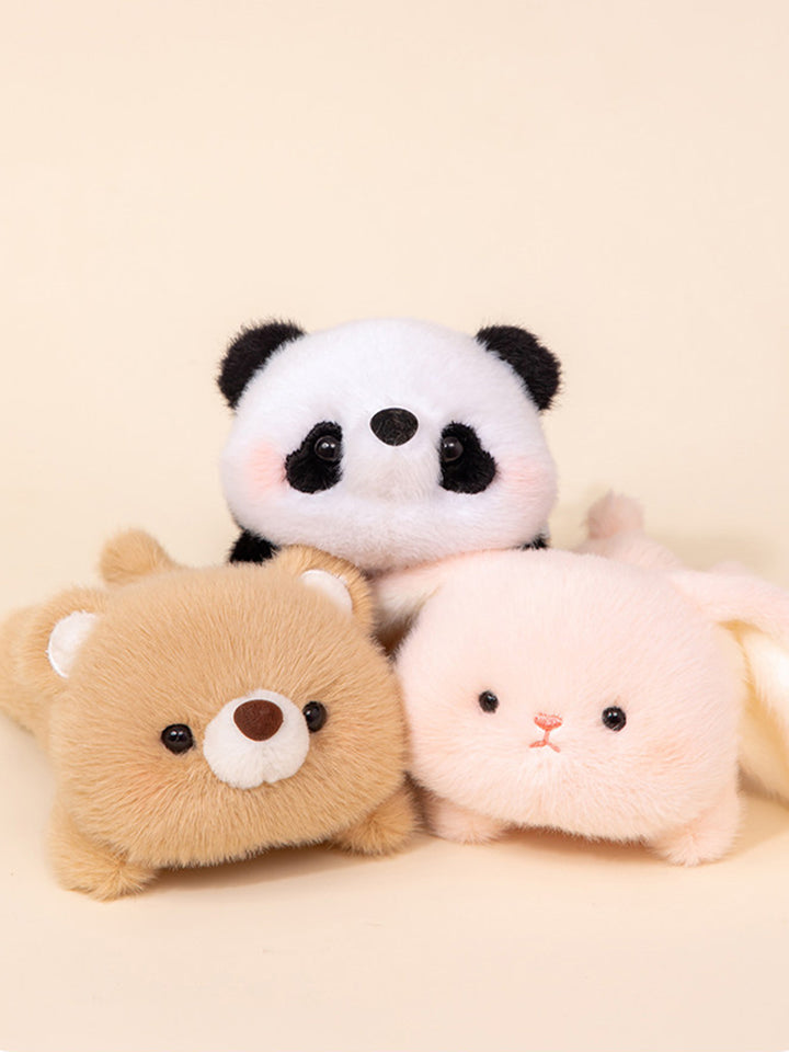 Cute Animal Plush Hand Puppet Desk Wrist Rest Doll