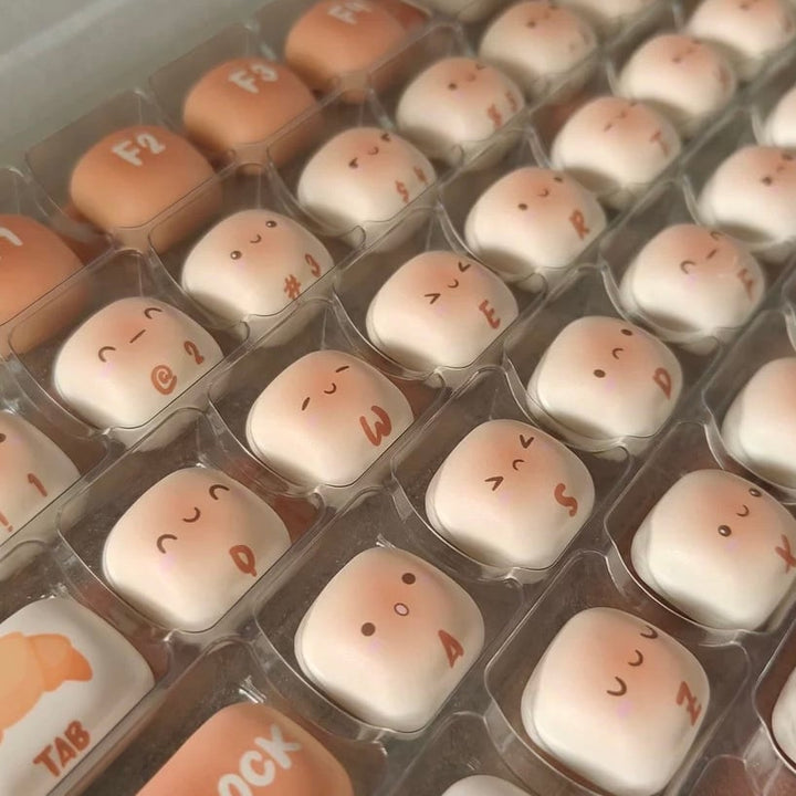 Akko Steam Bun Wonderland Mog Design 138pcs Keycaps